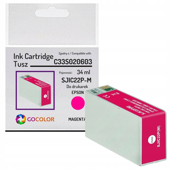 Epson Cerneluri MAGENTA PENTRU TM-C3500, SJIC22P(M)