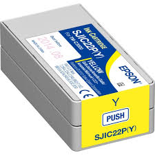 Cerneală Epson galbenă pentru TM-C3500, SJIC22P(Y)