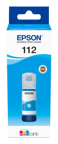 Epson INK 112 Pigment Cyan ink bottle 70ml - BOTTLE