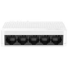 Tenda 5-port Fast Ethernet Switch, 5x 10/100M auto-negotiation RJ45 ports, auto MDI/MDIX, Plastic case