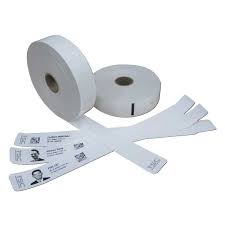 Brățări TSC DA-OL, 29 x 292 mm, 150 brățări pe rolă, 2 role pe cutie, albe