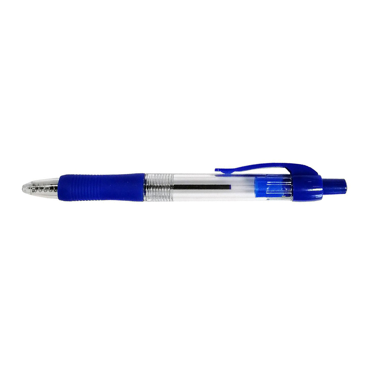 Gel pen with retractable mechanism, grip, 0.7 mm, blue