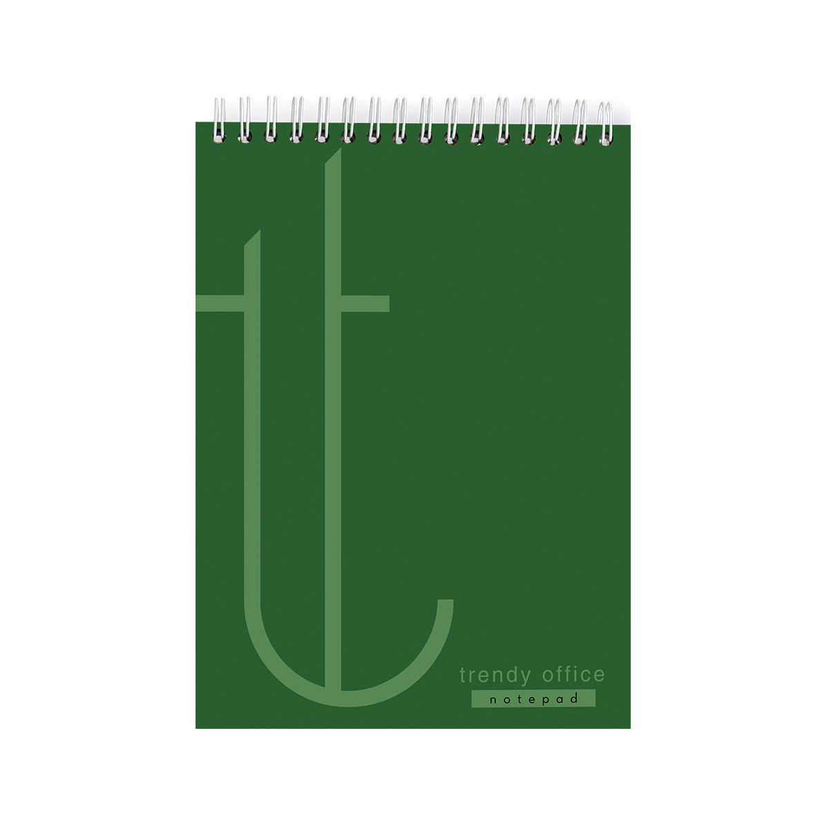 Trendy Blocnotes cu spira Green, A5, matematica, 80 file
