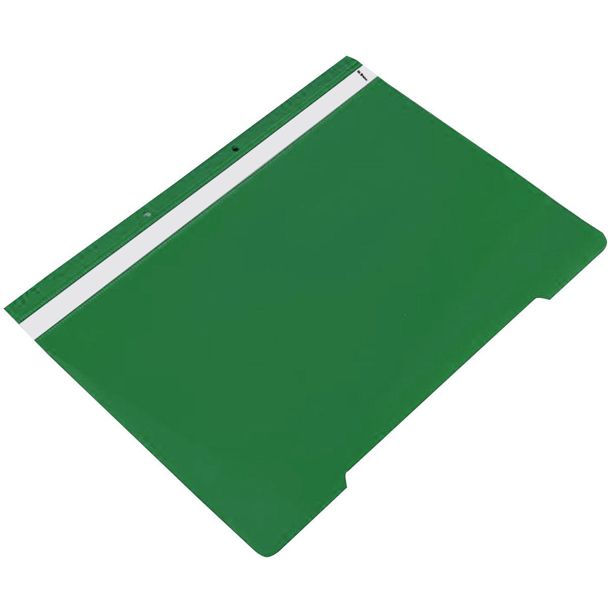 Globox Dosar plastic cu șină și 2 perforații, verde