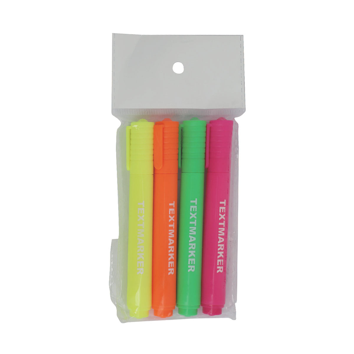 Evidențiator, corp rotund, vârf 1-5 mm, 4 culori/set