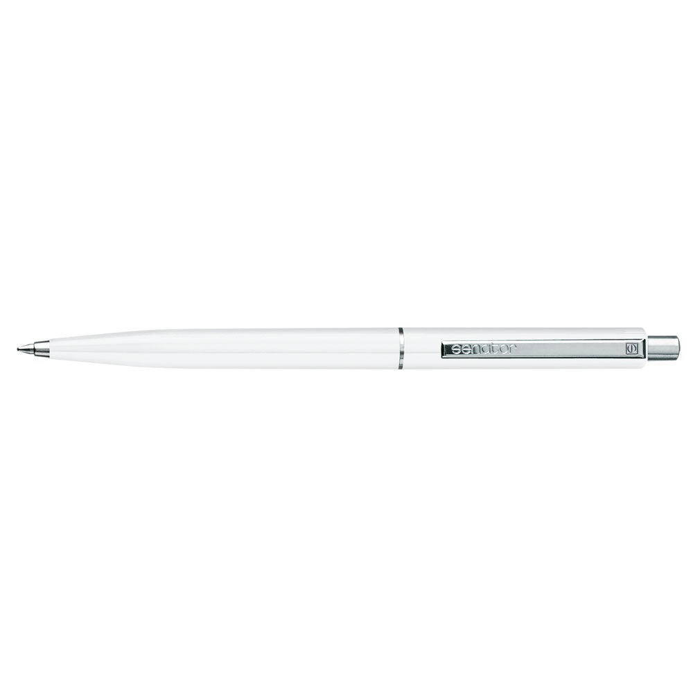 Senator Pix cu mecanism, Point Classic, 0.8 mm, plastic, alb
