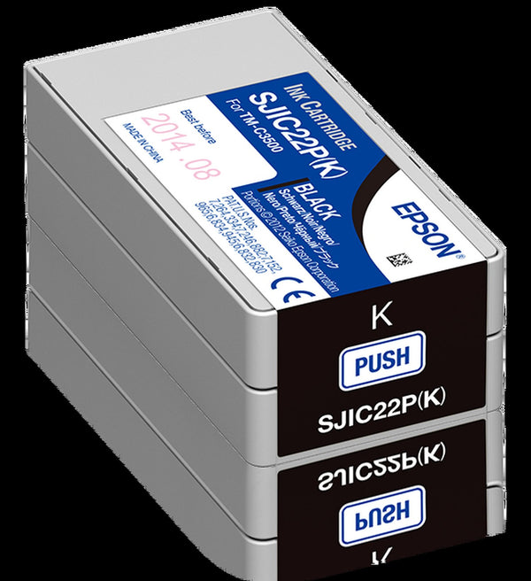 Epson INK BLACK FOR TM-C3500, SJIC22P(K)