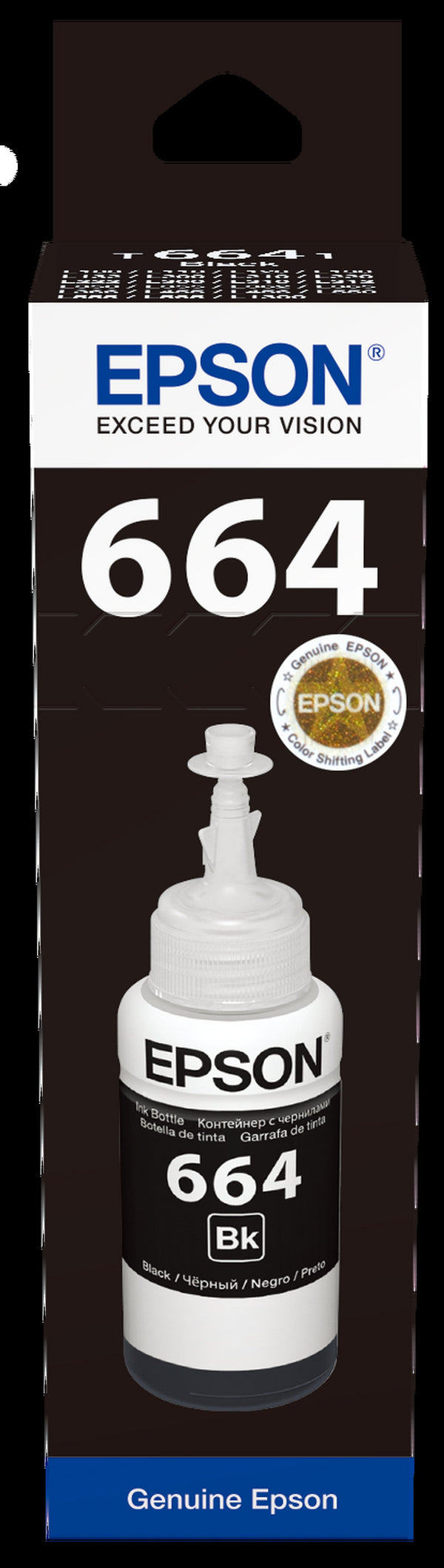Epson INK BLACK FOR L100/L200 70 ML - BOTTLE