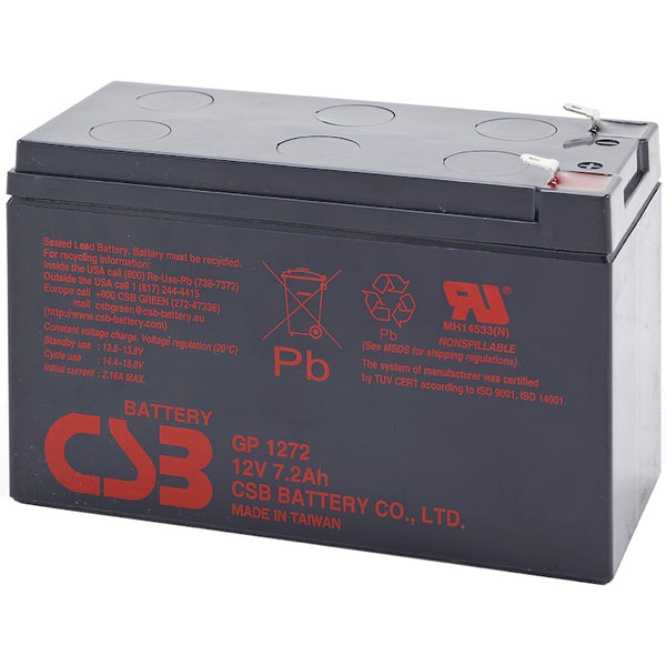 Eaton Baterie UPS CSB GP1272F2, 12V 7.2Ah, 150.9 x 64.8 x 94.3 mm, Borne F2, Durata medie 3-5 ani, VRLA