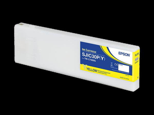 Epson INK YELLOW FOR TM-C7500G, SJIC30P(Y)