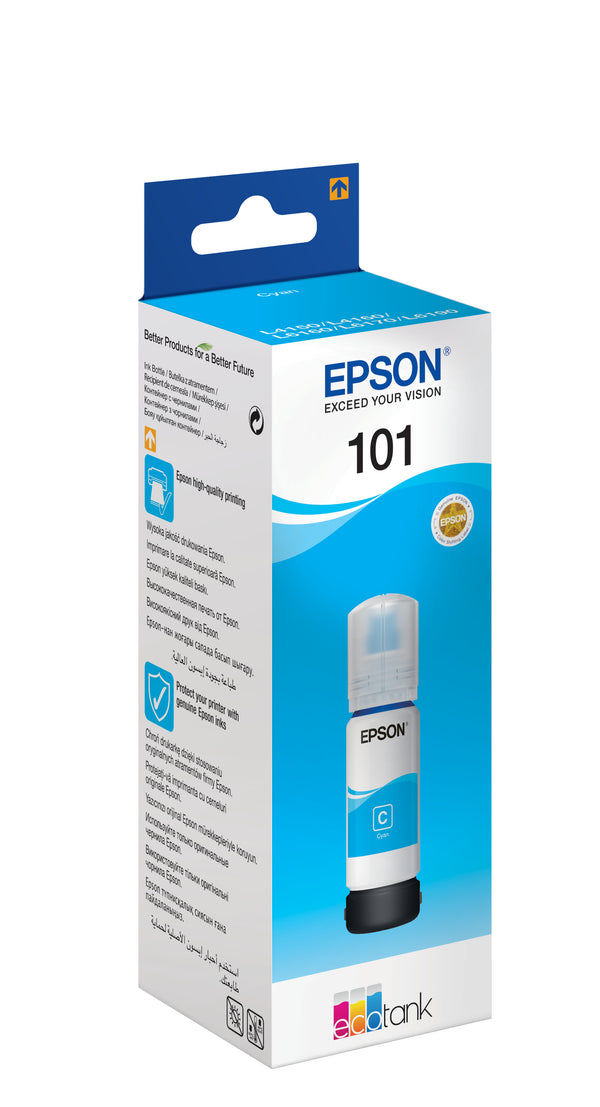 Epson INK CYAN FOR L4xxx/L6xxx 70ML BOTTLE