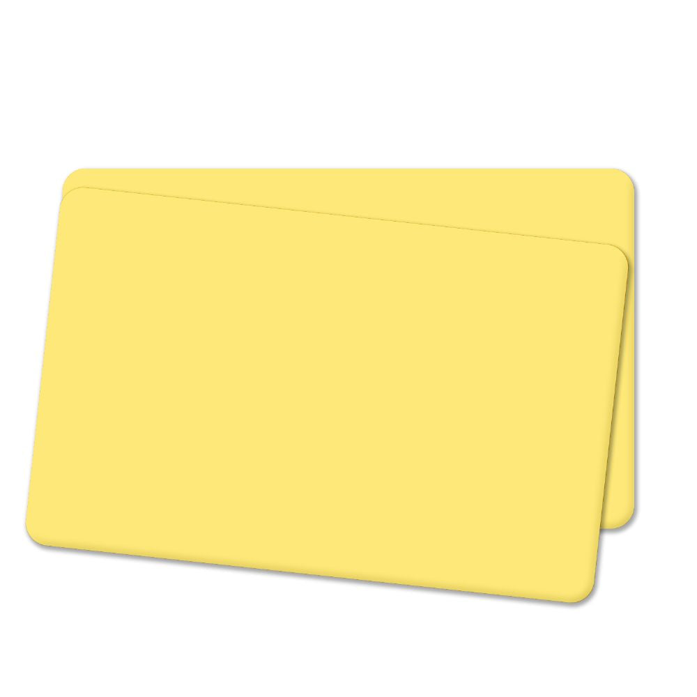 Evolis CARD YELLOW PVC 30MIL