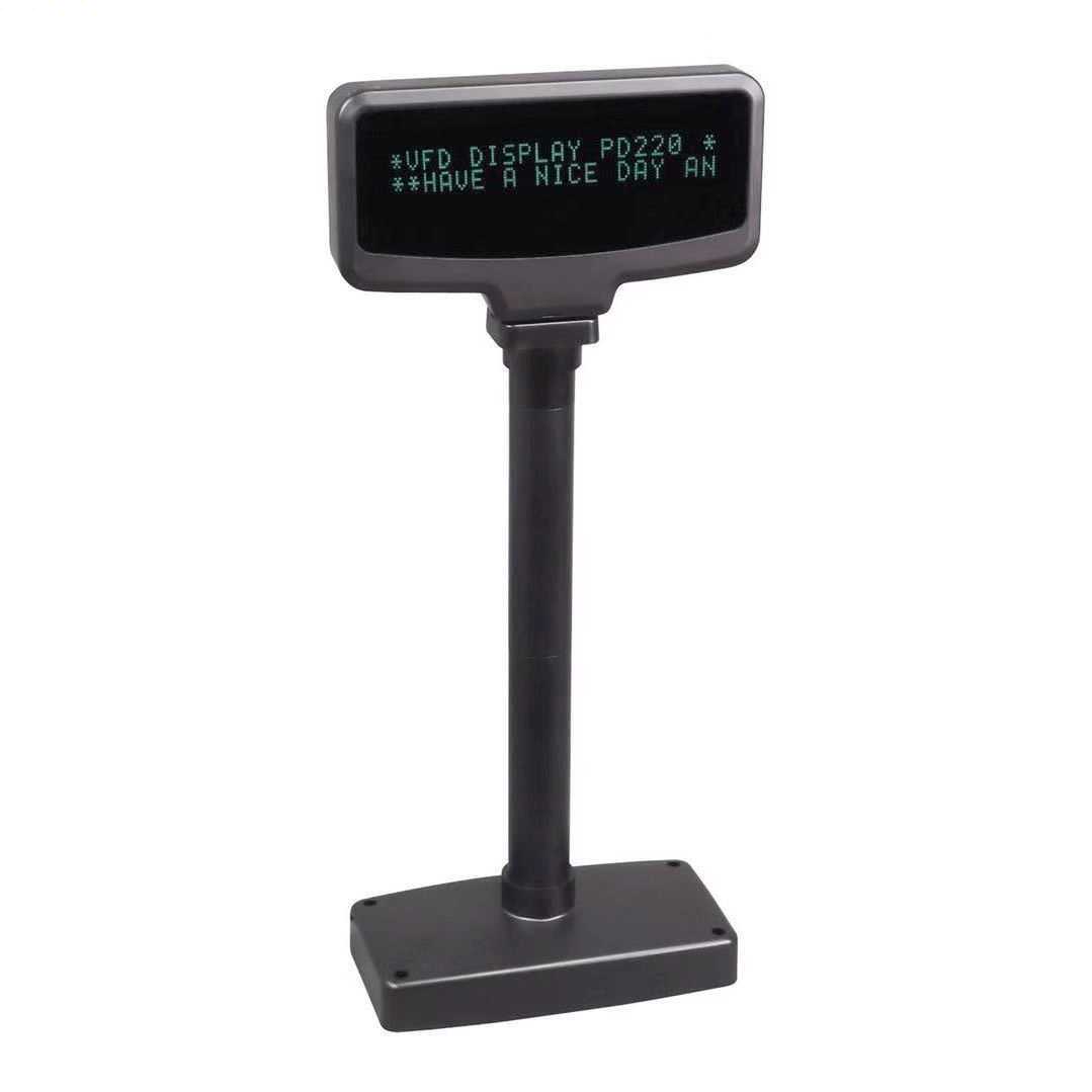 Pavo DISPLAY VFD CHAR HEIGH 9MM, RS232, PORT WITH 1.17M, 6 PIN CABLE