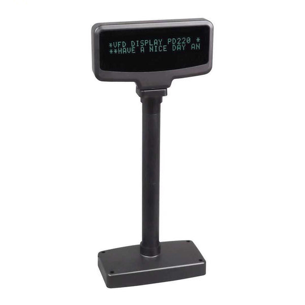Pavo DISPLAY VFD CHAR HEIGH 9MM, RS232, PORT WITH 1.17M, 6 PIN CABLE