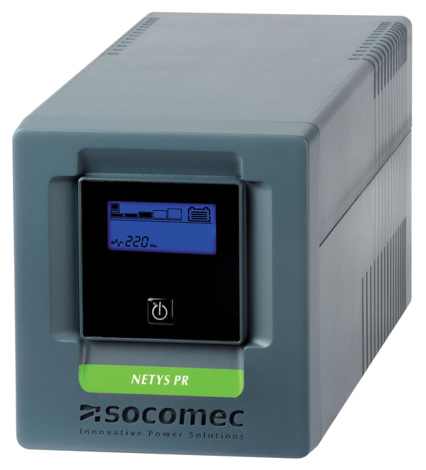 Socomec NETYS PR Mini Tower UPS Socomec 1000VA / 700W, tehnologie line interactive, unda sinusoidala