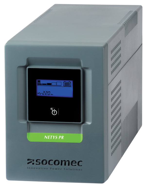 Socomec NETYS PR Mini Tower UPS Socomec 1500VA / 1050W, tehnologie line interactive, unda sinusoidala