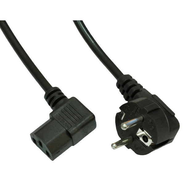 Bachmann Cablu Adaptor IEC C13 - IEC C14 1.5m, Negru