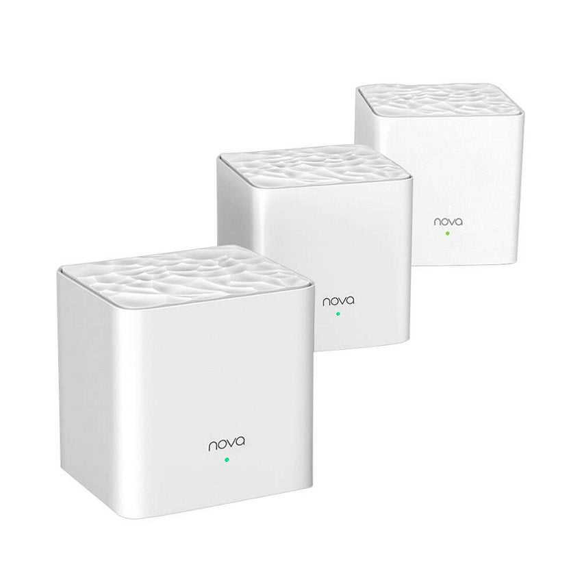 Tenda Nova MW3 - sistem WiFi Mesh dual-band AC1200 3-Pack, acoperire pana la 300mp