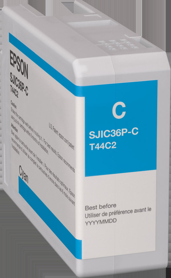 Epson INK CARTRIDGE CW-C6500/C6000 CYAN, SJIC36P( C)