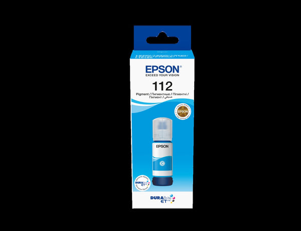 Epson INK 112 Pigment Cyan ink bottle 70ml - BOTTLE
