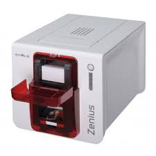 Evolis ZENIUS EXPERT, RED, USB & ETHERNET, No ribbon