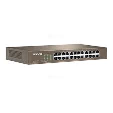 Tenda 24-port Fast Ethernet Switch, 24x 10/100Mbps auto-negotiation RJ45 ports, Steel case, Desktop mount
