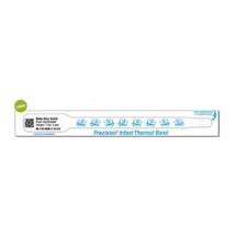Brățări TSC pentru bebeluși - 29mm x 216mm - albastru, confortabile, 200 etichete/rolă, 2 role/cutie
