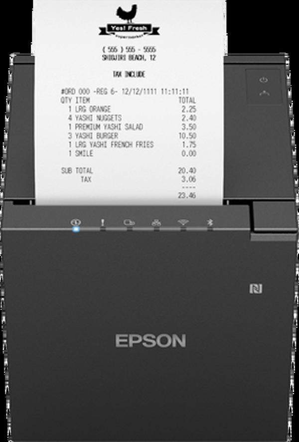 Epson MINI IMP. TM-m 30III USB, WiFi, BT, ETHERNET, BLACK, SLOT MICRO SD, PS, EU