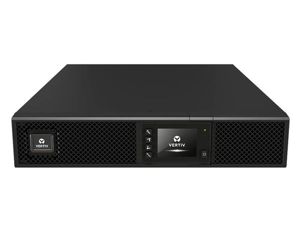 Vertiv Liebert GXT5 1ph UPS, 1kVA, input plug IEC C14 inlet, 2U, output socket groups (8)C13