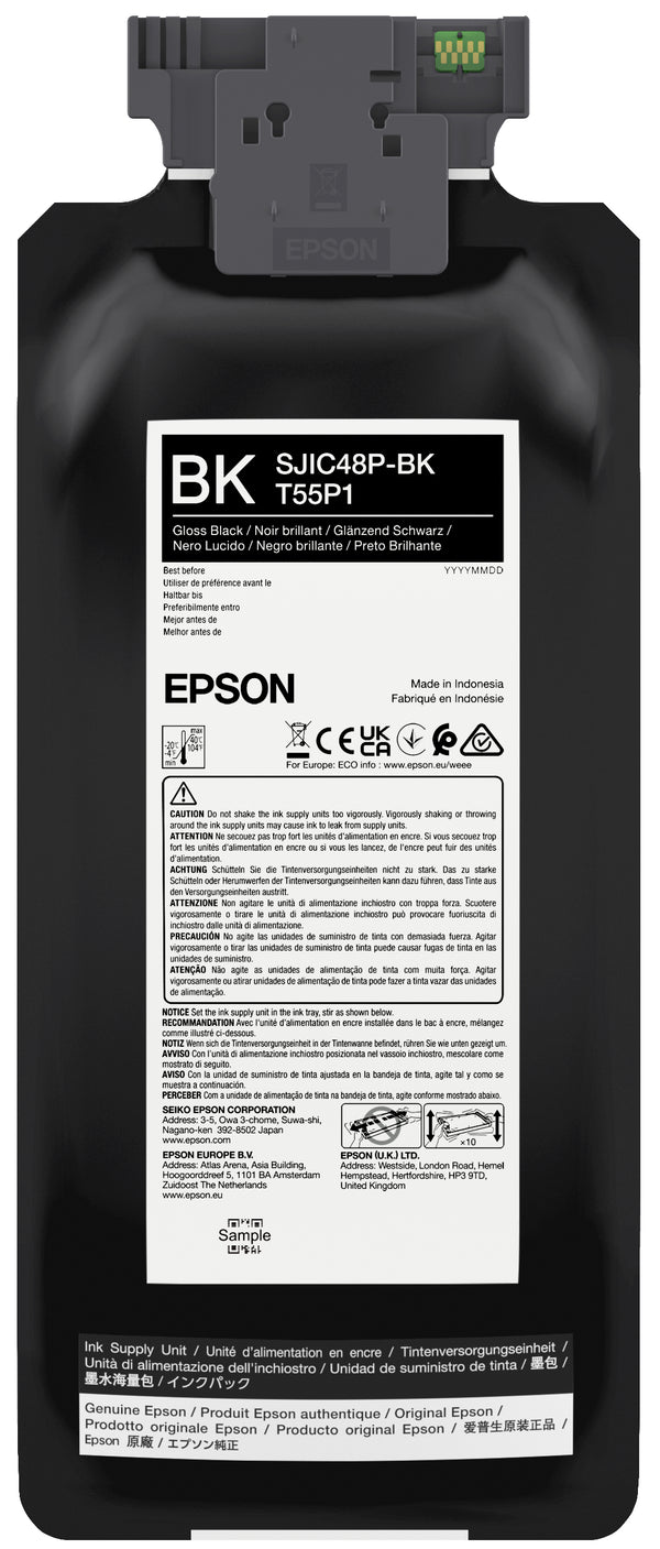 Epson INK CARTRIDGE CW C8000E BLACK, SJIC48P(K)