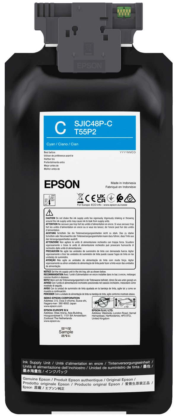 Epson INK CARTRIDGE CW C8000E CYAN, SJIC48P(C)