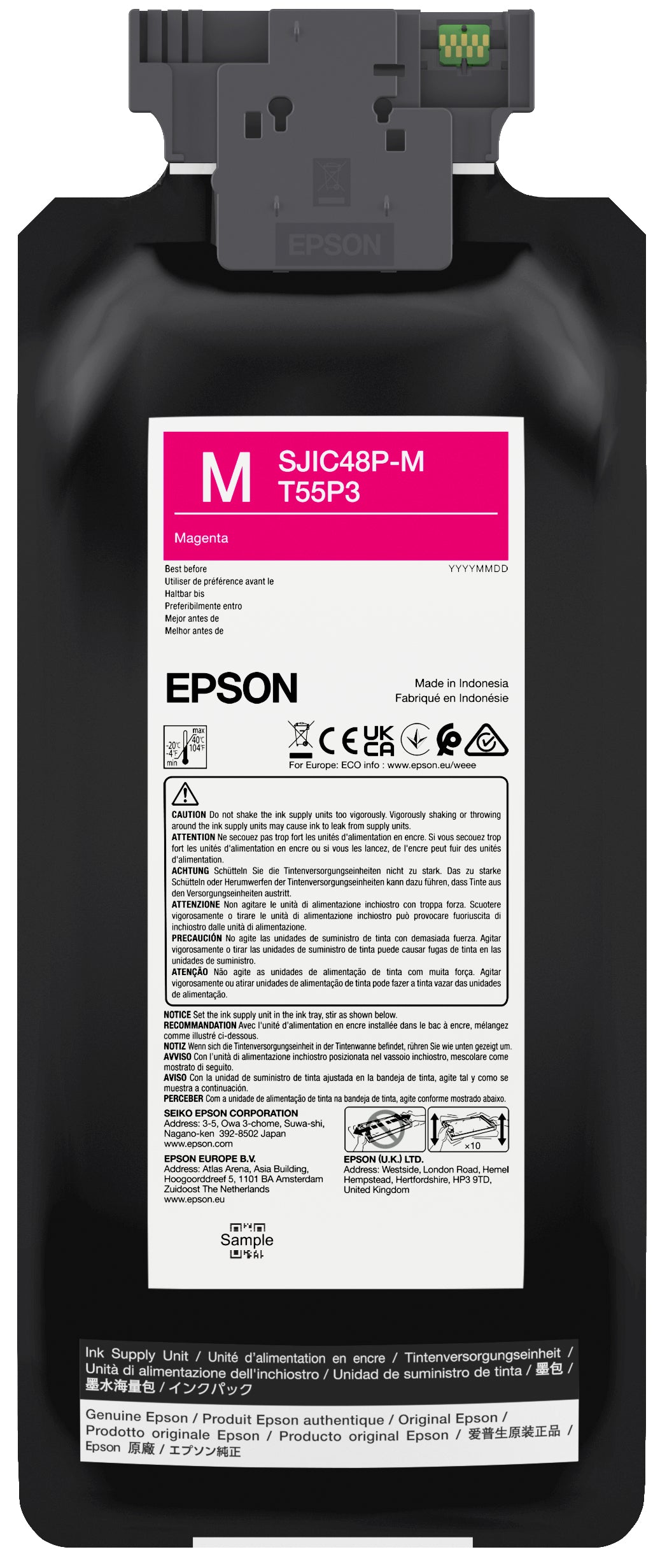 Cartuș de cerneală Epson CW C8000E MAGENTA, SJIC48P(M)