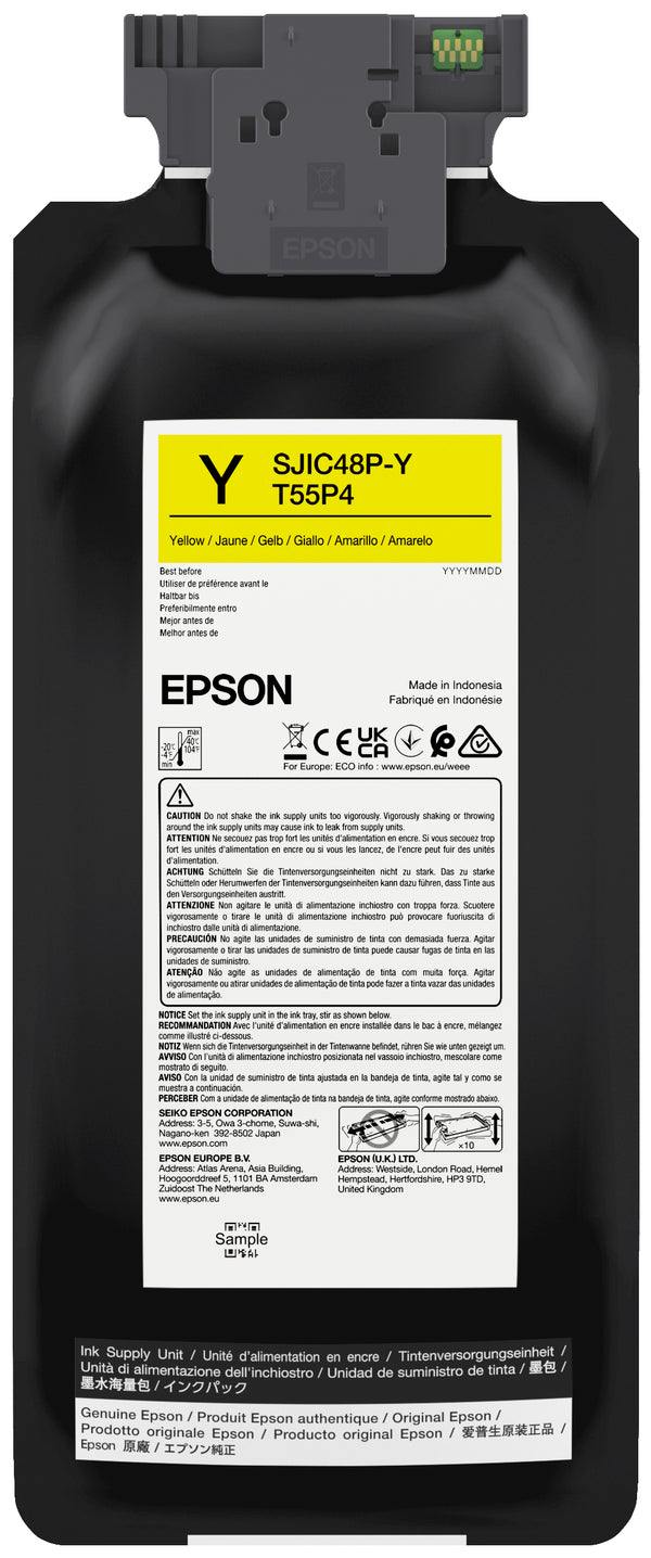 Epson INK CARTRIDGE CW C8000E YELLOW, SJIC48P(Y)
