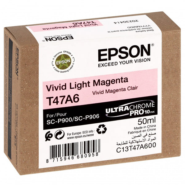 Epson Vivid Light Magenta T47A6 UltraChrome Pro 10 ink 50ml (cod vechi T47A600)