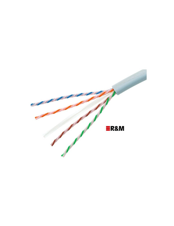 Reichle & de Massari Installation Cable Cat. 6, U/UTP, 4P, 250 MHz, LSZH, B2ca, 500 ml/Reel
