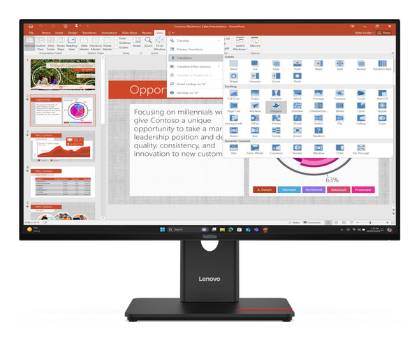 Lenovo ThinkVision T27-40 Monitor 27" FHD IPS