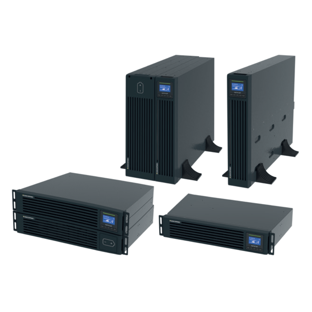 Socomec NETYS RT UPS Socomec 6000VA / 6000W, Rack 4U /Tower, tehnologie online dubla conversie, unda sinusoidala