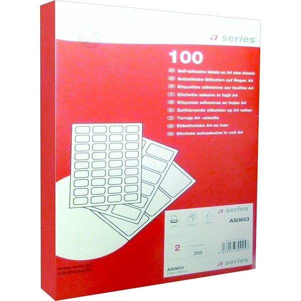 A-Series Etichete, 70 x 42.4 mm, 2100 bucati/top