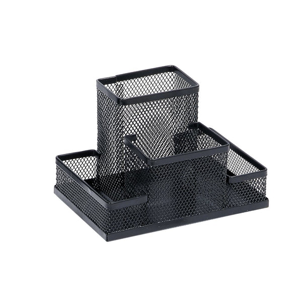 Memoris-Precious Suport accesorii de birou mesh, negru