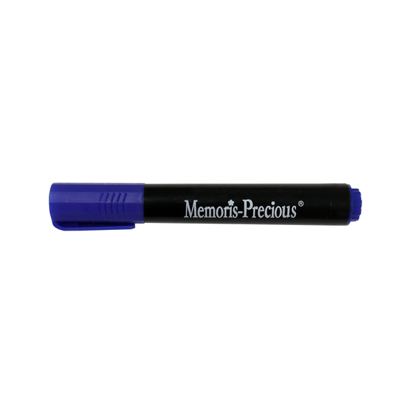 Memoris-Precious Marker permanent, varf tesit, 2-7 mm, albastru