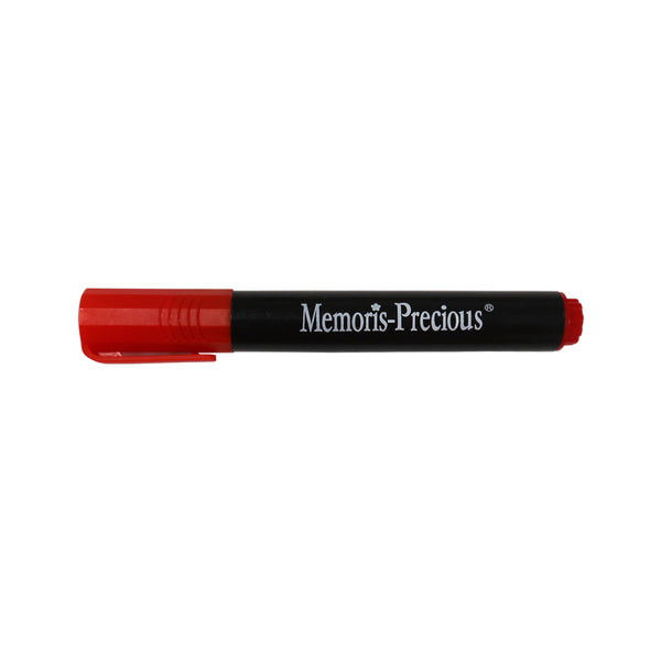Memoris-Precious Marker permanent, varf tesit, 2-7 mm, rosu