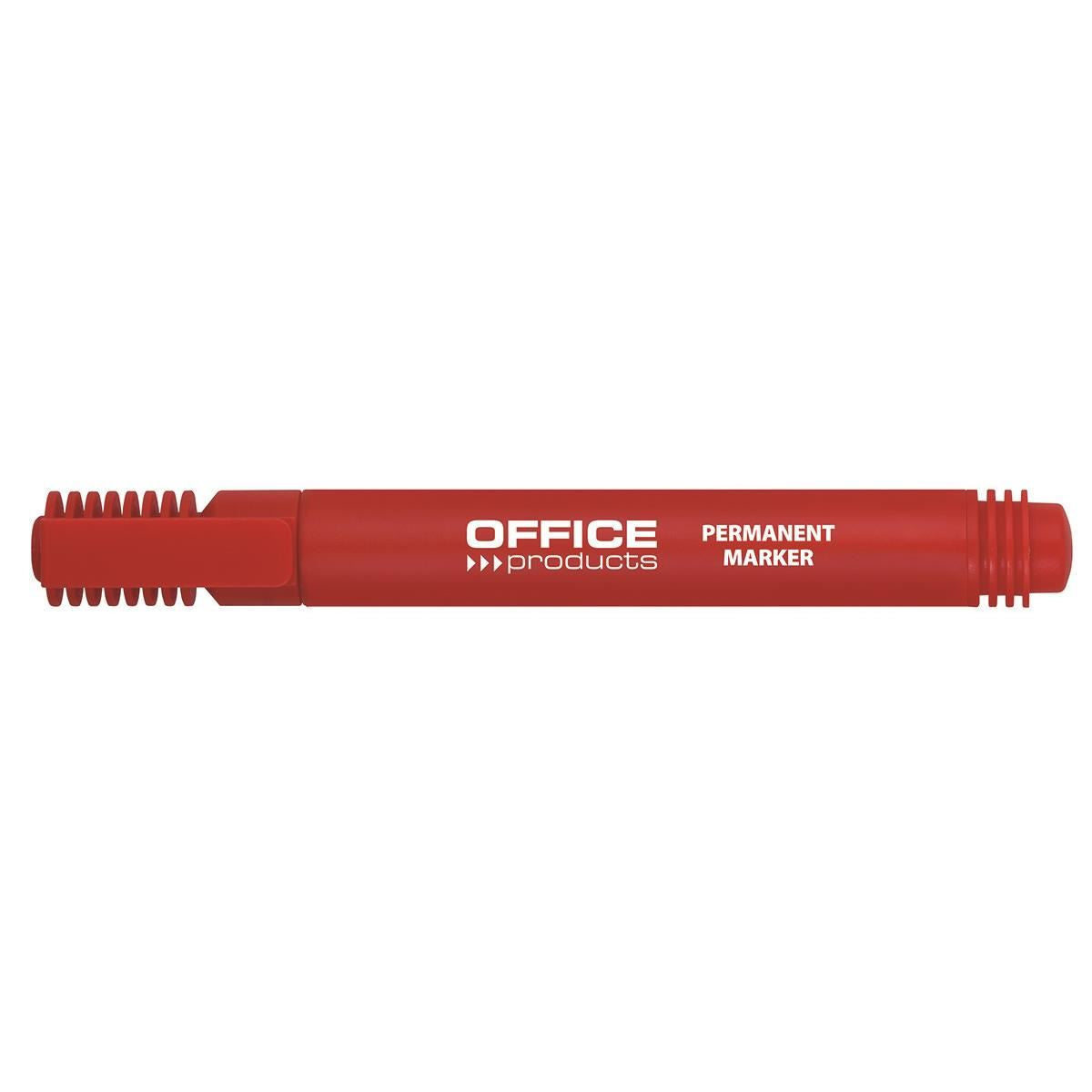 Office Products Marker permanent, varf rotund, 1-3 mm, rosu