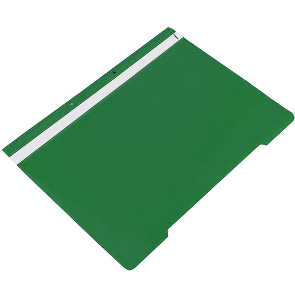 Globox Dosar plastic cu sina si 2 perforatii, verde
