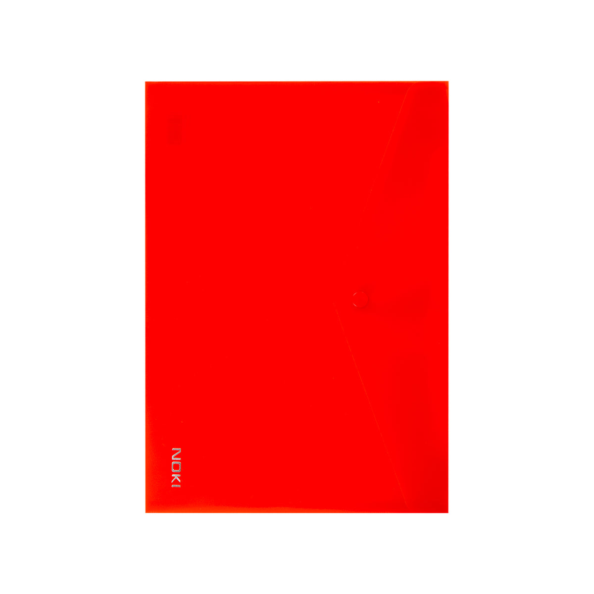 Noki Mapa documente, A4, inchidere cu capsa, plastic, rosu