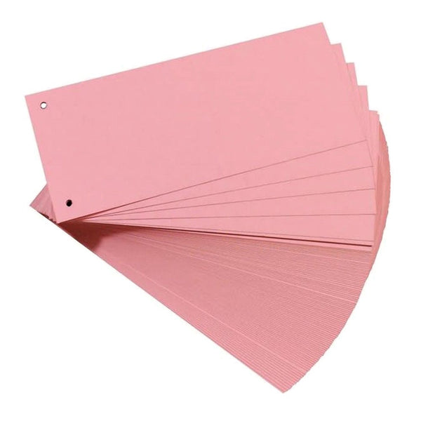 Exacompta Index Dividers, coloured, 105 x 240 mm, red
