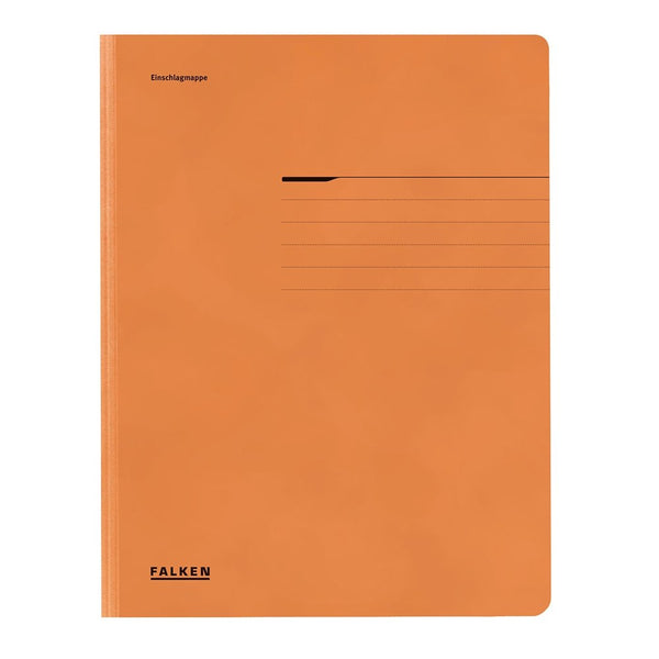 Falken Luxury Envelope Folder, cardboard, 320 gsm, orange