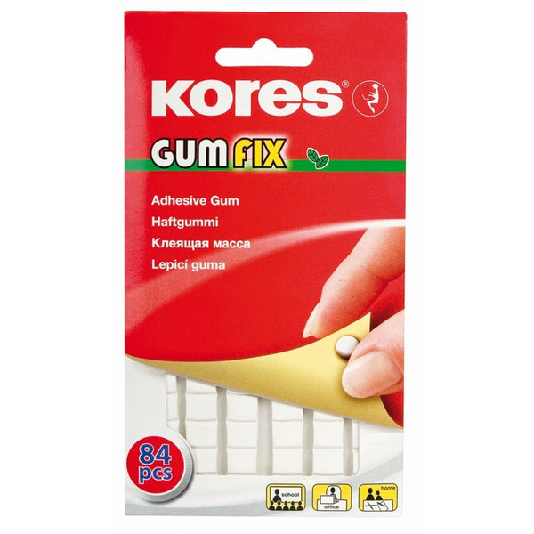 Kores Pastile autoadezive Gumfix, 50 g, 84 pastile