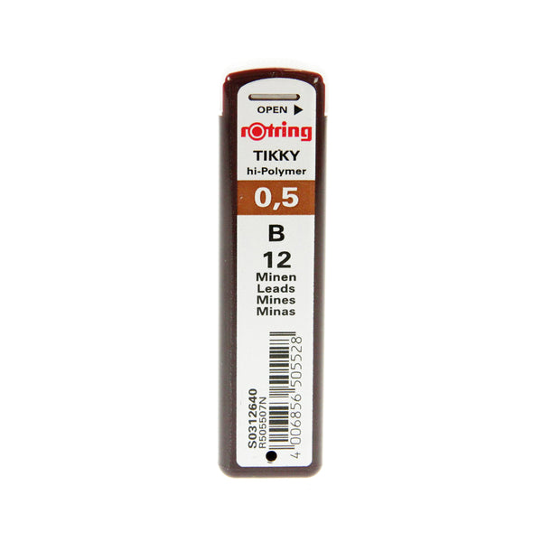 Rotring Mine creion mecanic, 0.5 mm, B, 12 bucati/cutie