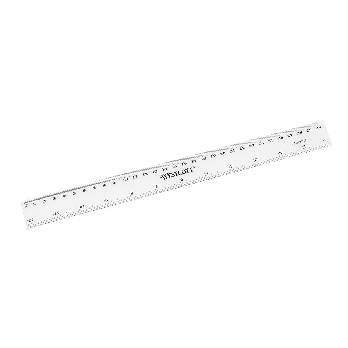 Westcott Riglă, plastic transparent, 30 cm