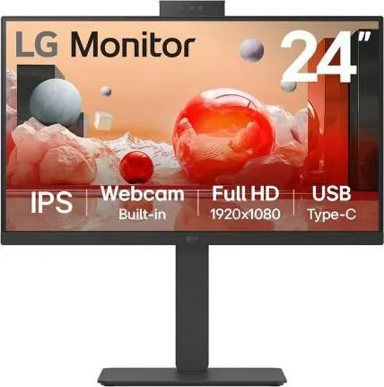 Monitor Consumer LG 24BA850-B.AEU, 23.8", 1920 x 1080 pixeli, Black